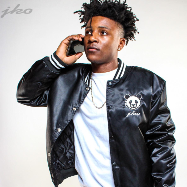 JKO Panda Satin Bomber Jacket